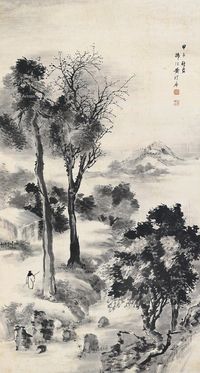 黄璞庵 山水