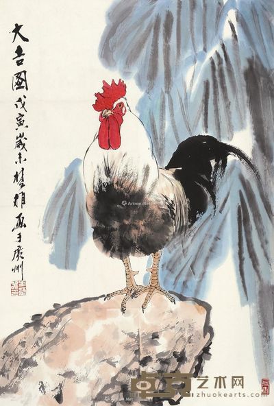 方楚雄 大吉图 69×45cm
