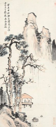 潘龢 山水