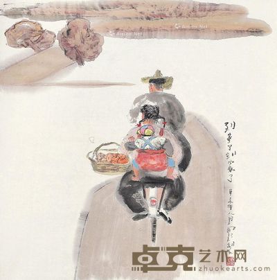 黄国武 到家了 67×67cm