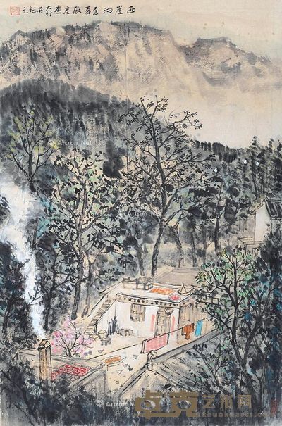 张彦 西崖沟 68×45cm