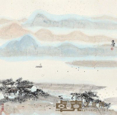 李东伟 放牧图 65×65cm