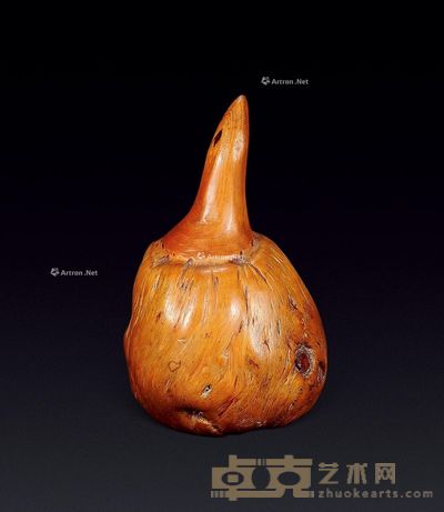 清 木茨菇 高16cm