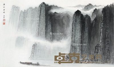 陈金章 春山云晓 40×69cm