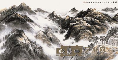许钦松 腾云在天 69×137cm