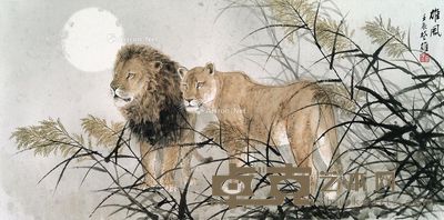 方楚雄 雄风 69×137cm