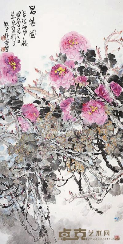 黎柱成 写生图 137×69cm