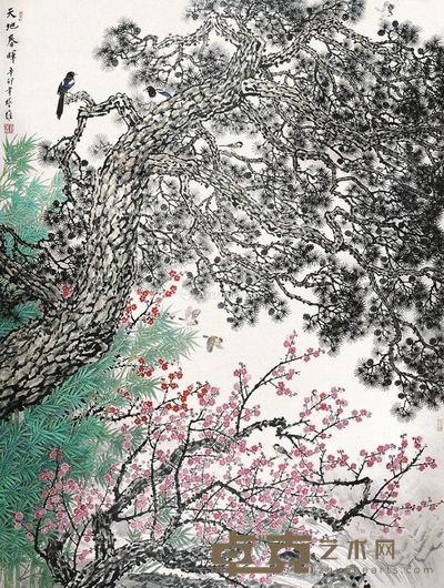 方楚雄 天地春晖 251×188cm