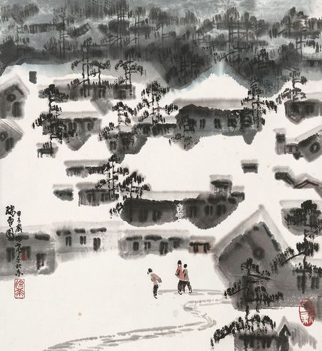 徐希 瑞雪图