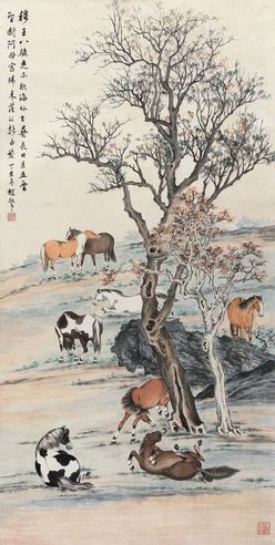 赵敬予 八骏图