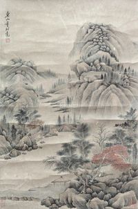 董邦达 山水