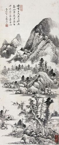 张石园 山水