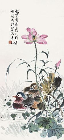 丁宝书 花鸟