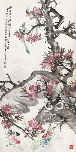 何研北 花鸟