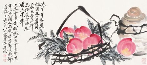王森然 寿桃