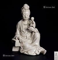 清 德化瓷送子观音