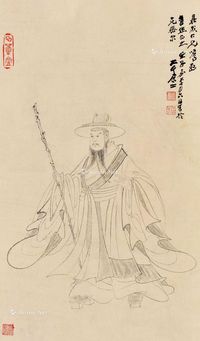 东坡居士 镜心 水墨纸本