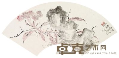 赵浩公 花卉 18×51cm