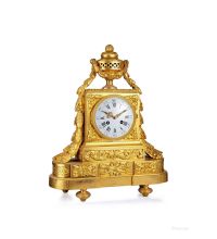 法国 十九世纪铜鎏金座钟