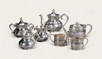 19世纪 镀银茶具 （一套）