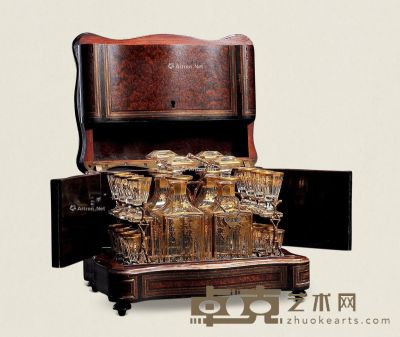 19世纪 酒箱 26.5×35×39cm