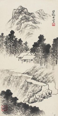 傅狷夫 山水