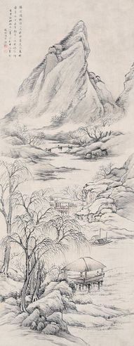 杨伯润 山水