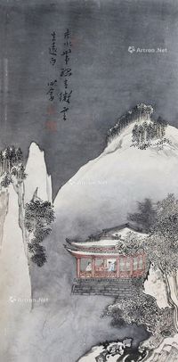 溥儒 雪景图