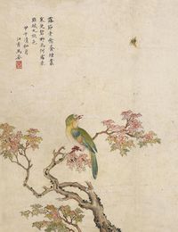 马荃 花鸟