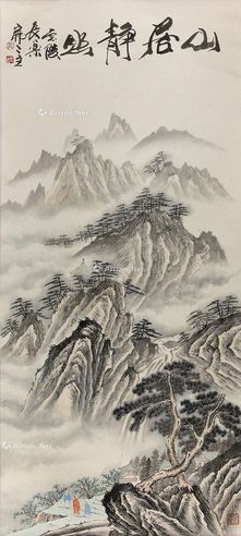 冷月 山水