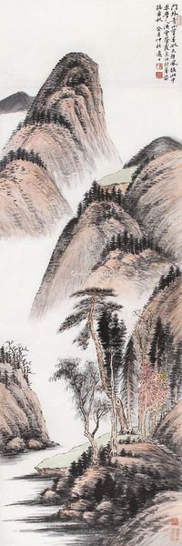 沈迈士 山水