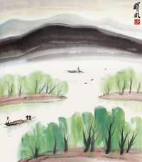 林曦明 山水