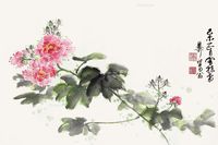 谢稚柳 芙蓉图