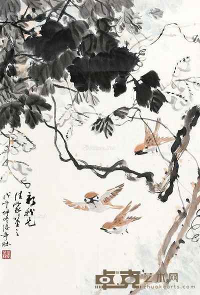 张辛稼 春意 69×46cm