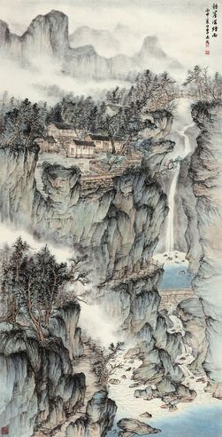 李志成 锡崖沟烟雨