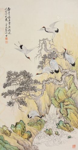 张师古 松鹤长春