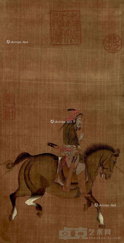 佚名 人马图 44×23cm