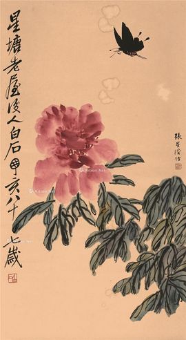 张辛稼 仿白石花鸟