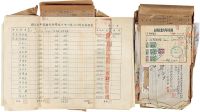 国立北平艺专1949年11月工资单及教学费用单各一册