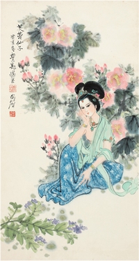 郑家声 芙蓉仙子图