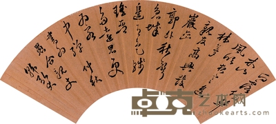 韩弘大 草书 五言诗 51.5×16.5cm