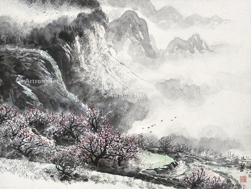 苏起龙 山水