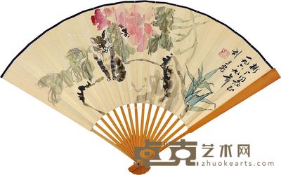 刘旦宅 猫趣图 18×50cm