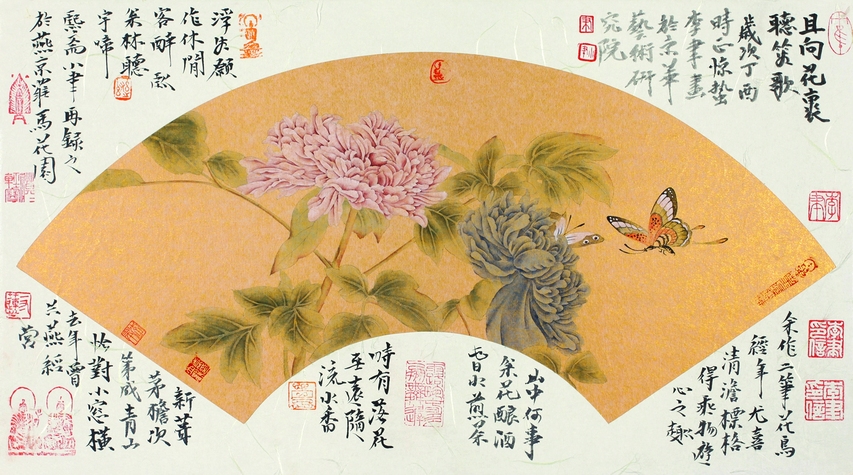 李聿 花鸟