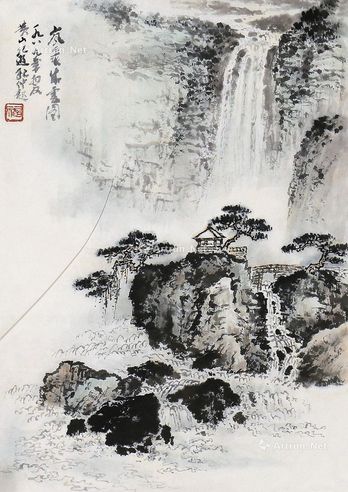 孔仲起 山水
