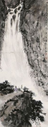 傅抱石 山水