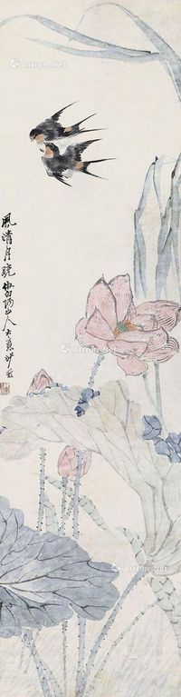 沙馥 花鸟