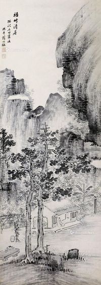 翁同龢 山水