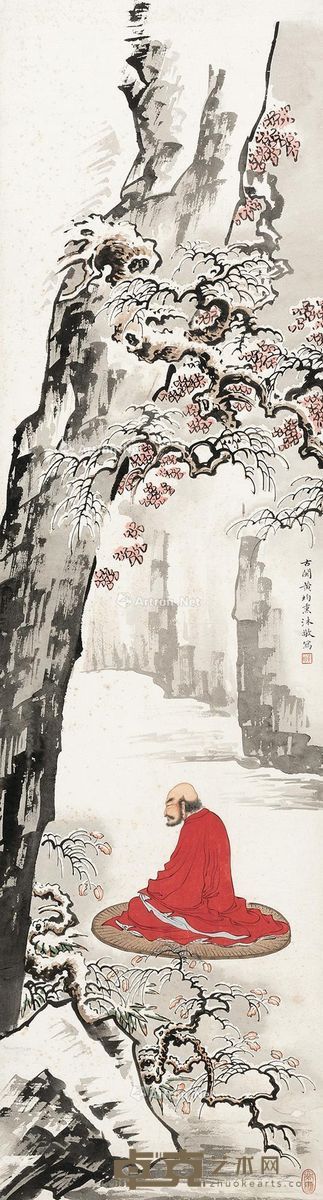 黄均 红衣罗汉 131×35cm