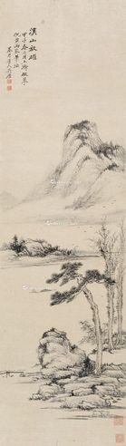 吴历 溪山放棹